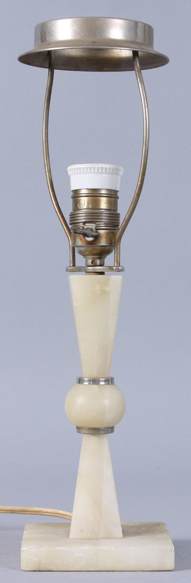 BORDSLAMPA, art deco, 1900-talets andra kvartal.