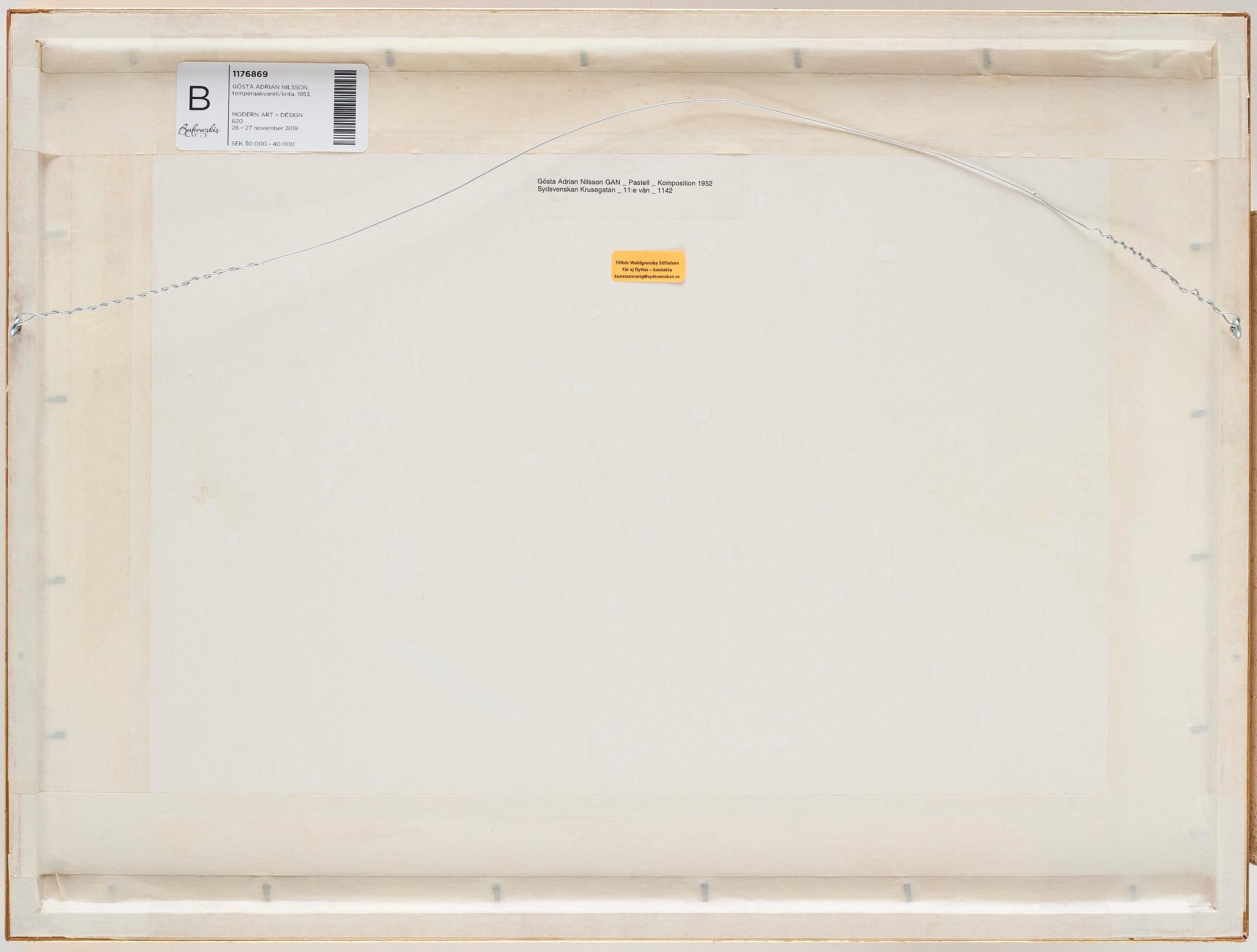 Gösta Adrian-Nilsson, Komposition.