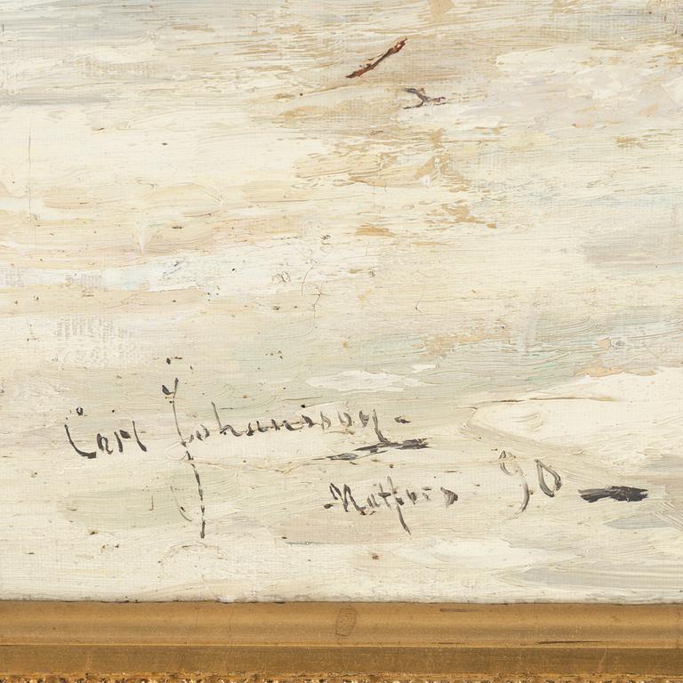 CARL JOHANSSON, oil on canvas, signed and dated Matsfors -90.