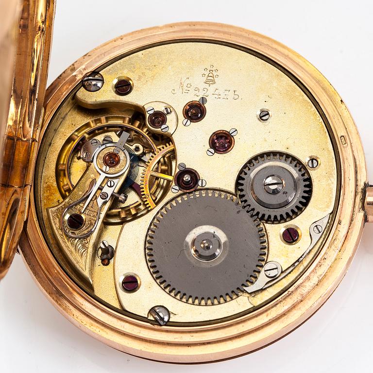 Union Glashütte, pocket watch, hunter, 51.5 mm.