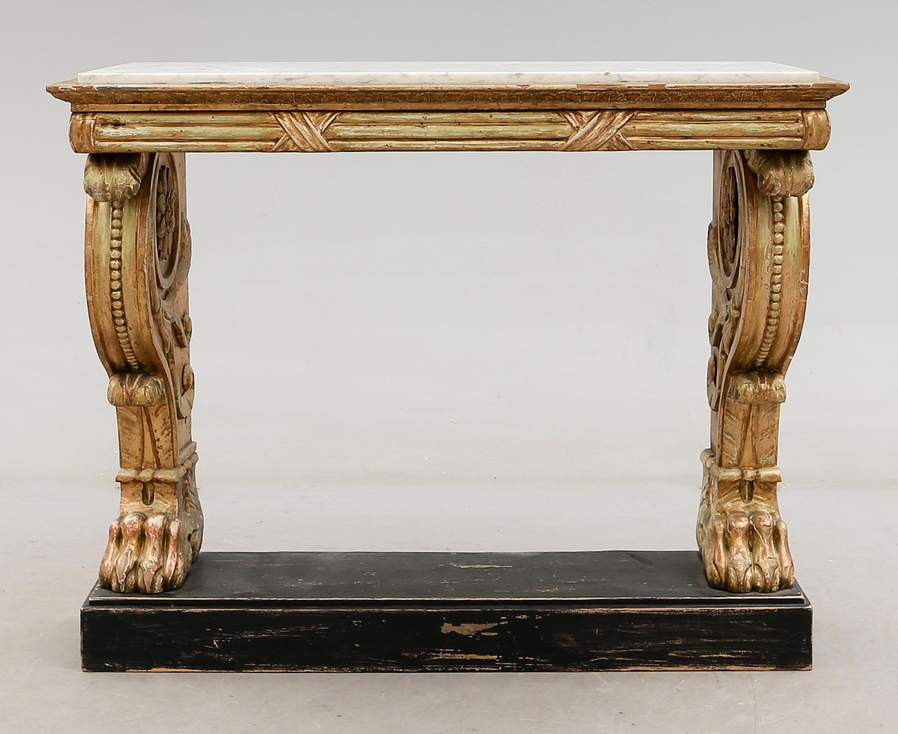 KONSOLBORD, senempire, 1800-talets mitt.