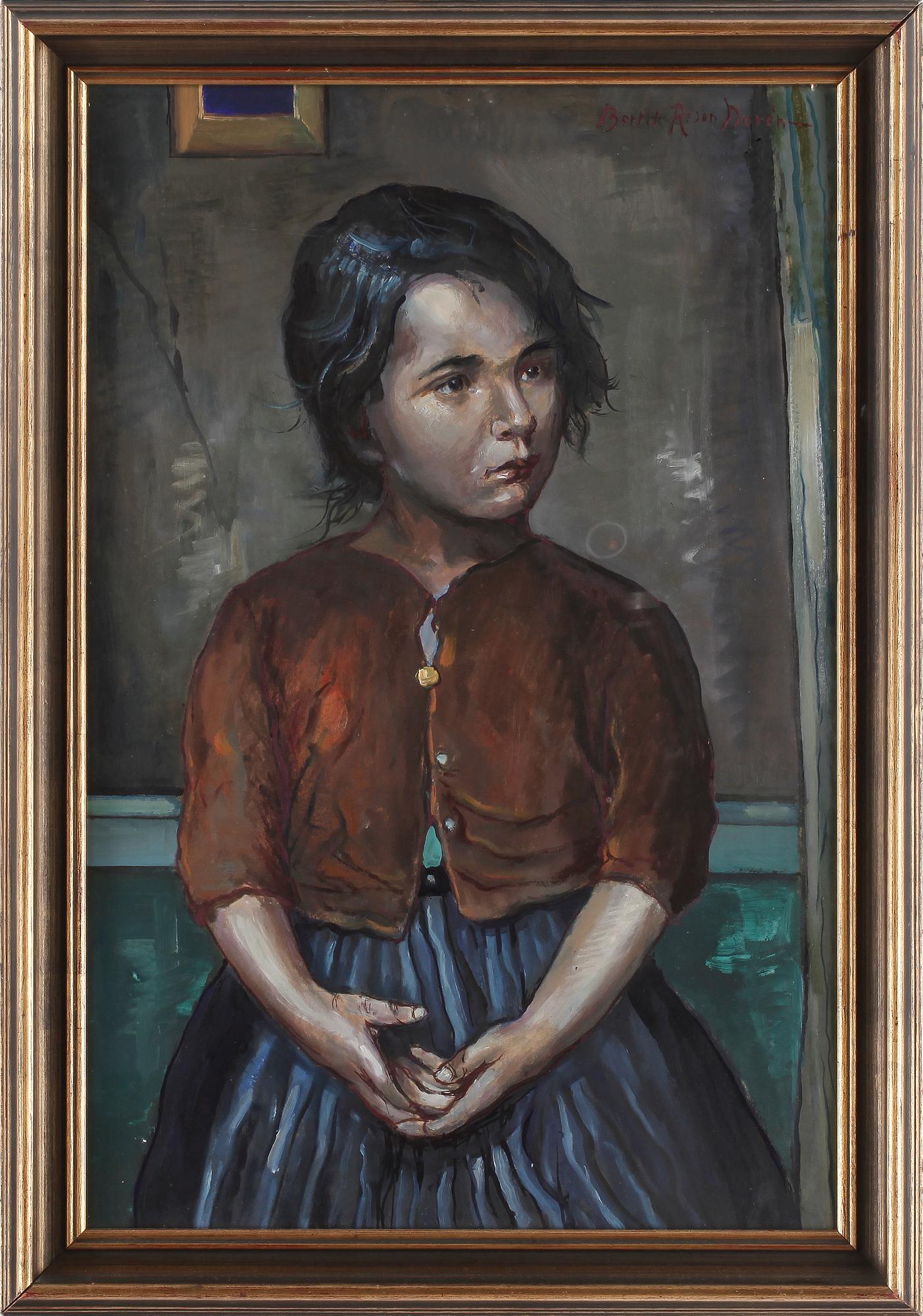 BERTIL NORÉN, Gouache och olja på papp, signerad.