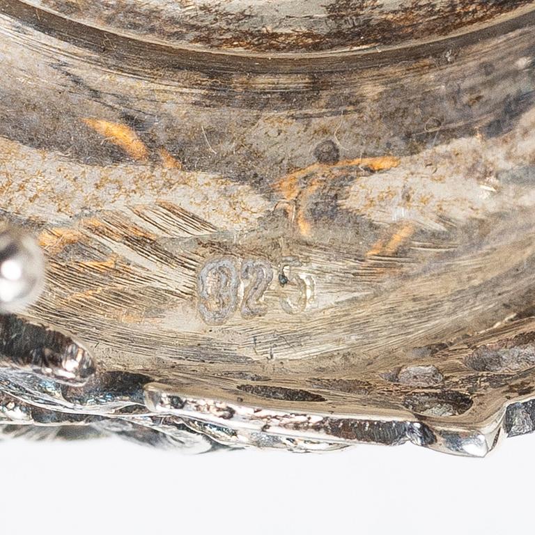 Decorative urn, silver, Ottoman Empire, late 19th century.