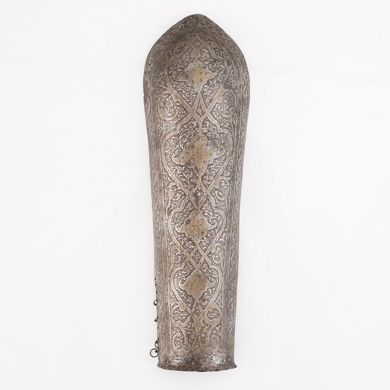 An indo persian arm guard, Bazu band, 19th Century.