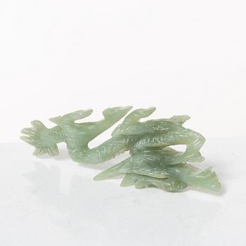 Samling stenfigurer, åtta stycken, Kina, 1900-tal/samtida.