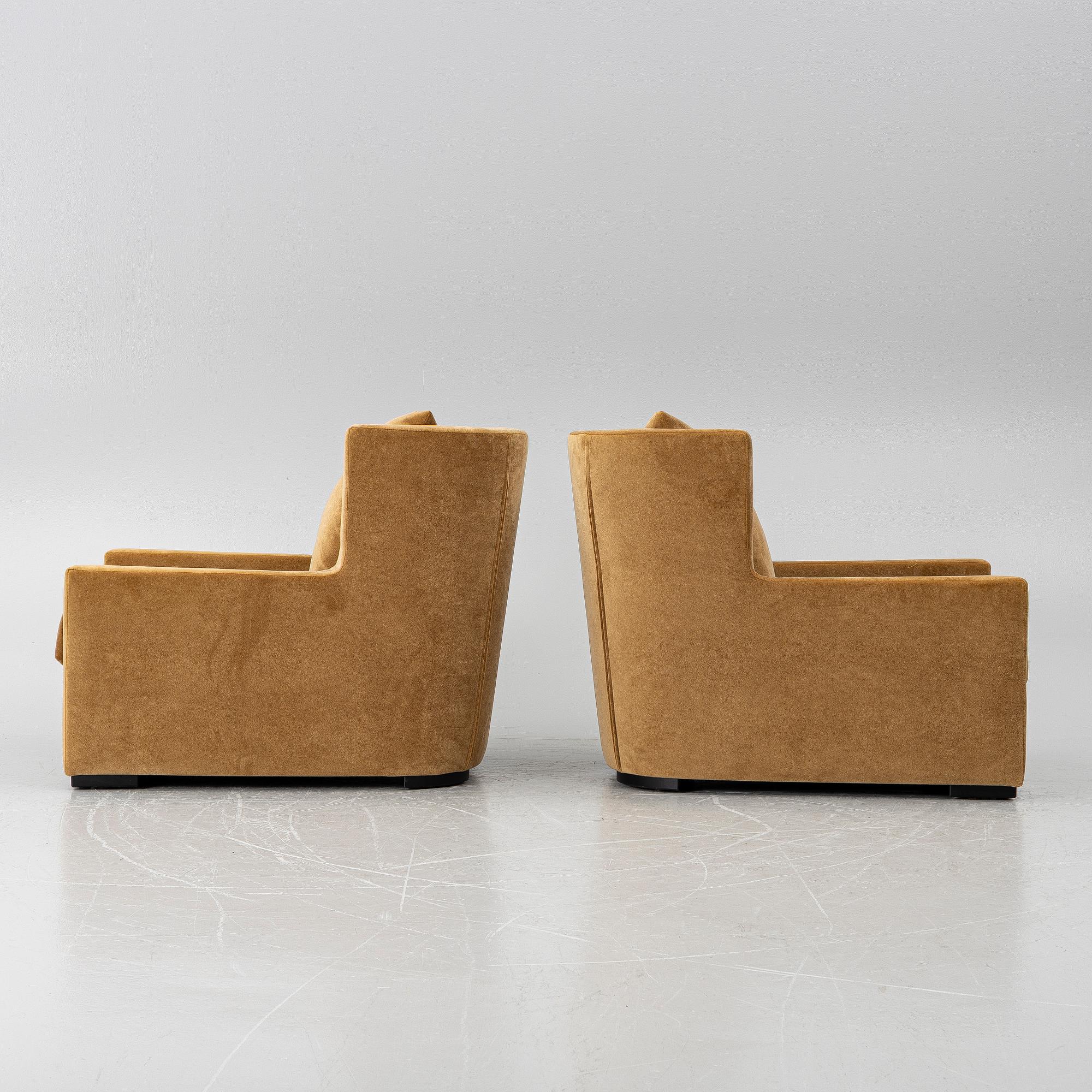 Torill Slettvoll, Armchairs, a pair, "East", Slettvoll, 2000s.