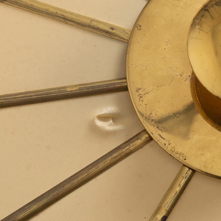 Ceiling lights, a pair, second half of the 20th century.