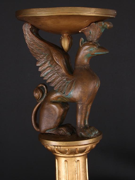 GUERIDON, empirestil, 1800-tal.