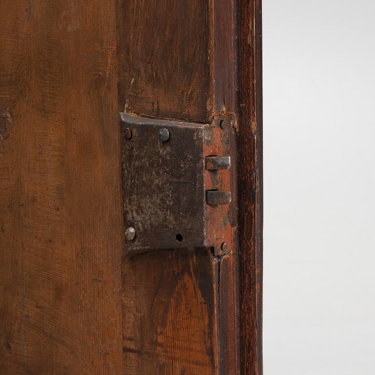 A Swedish wall cabinet, 18th century.