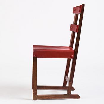 Axel Einar Hjorth, stol "Funkis", Nordiska Kompaniet, 1930-tal, modellen ritad till Stockholmsutställningen 1930.