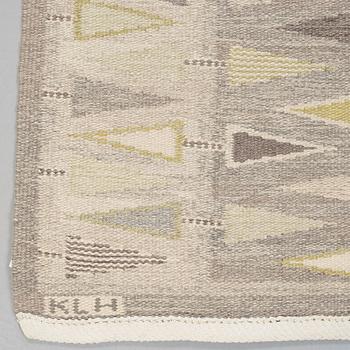 CARPET. "Pilevall". Flat weave. 257,5 x 171,5 cm. Signed KLH  ID.