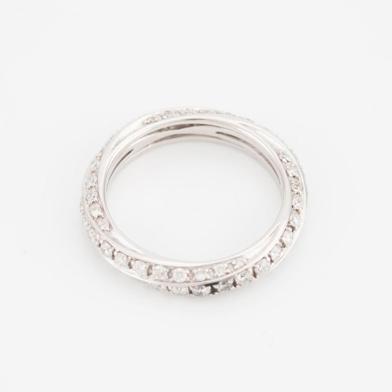 Ring, Crieri, 18K white gold with brilliant-cut diamonds.