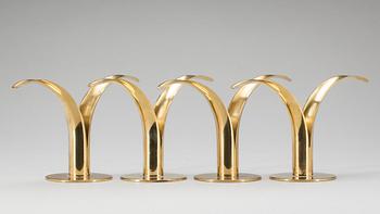 LJUSSTAKAR, 4 st, "Liljan", Ivar Ålenius Björk för Ystad-Metall.