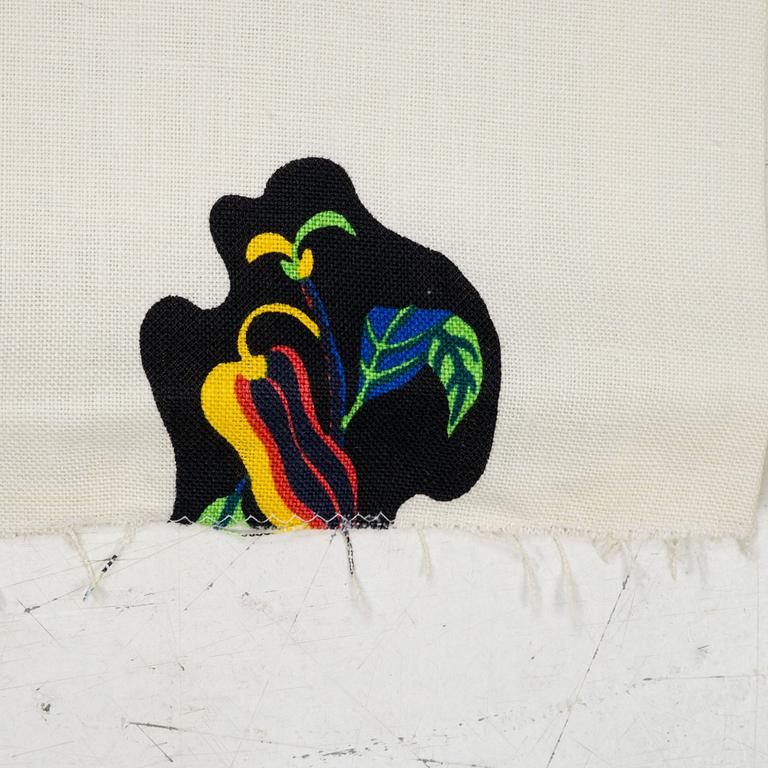 Josef Frank, gardiner, ett par, "Drinks", Firma Svenskt Tenn.