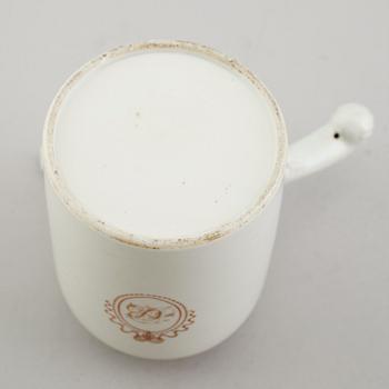 KAFFEKANNA, porslin, Kina, Qianlong 1736-1795.