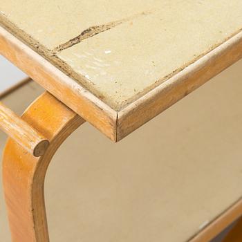 Alvar Aalto, a 1950s '98' tea trolley for Oy Huonekalu- ja Rakennustyötehdas Ab, Finland.