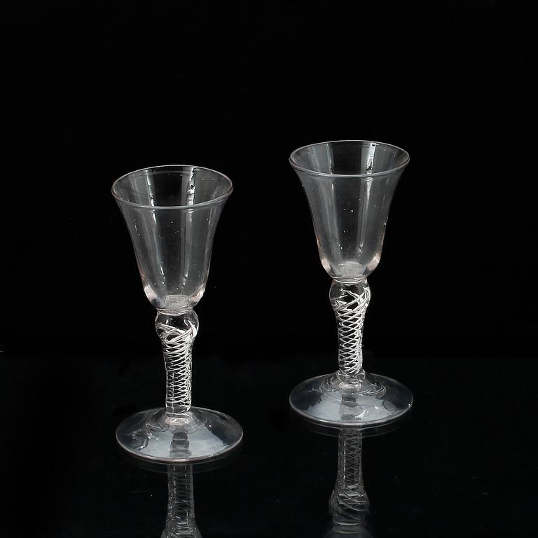 SPETSGLAS, 2 st. 1800-tal.