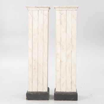 Pedestal, a pair, early 20th century.