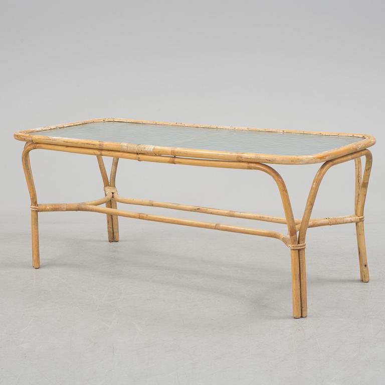 A bambu furniture suite from E.W. Ottosson korgmöbelfabrik, Stockholm, 1940's.