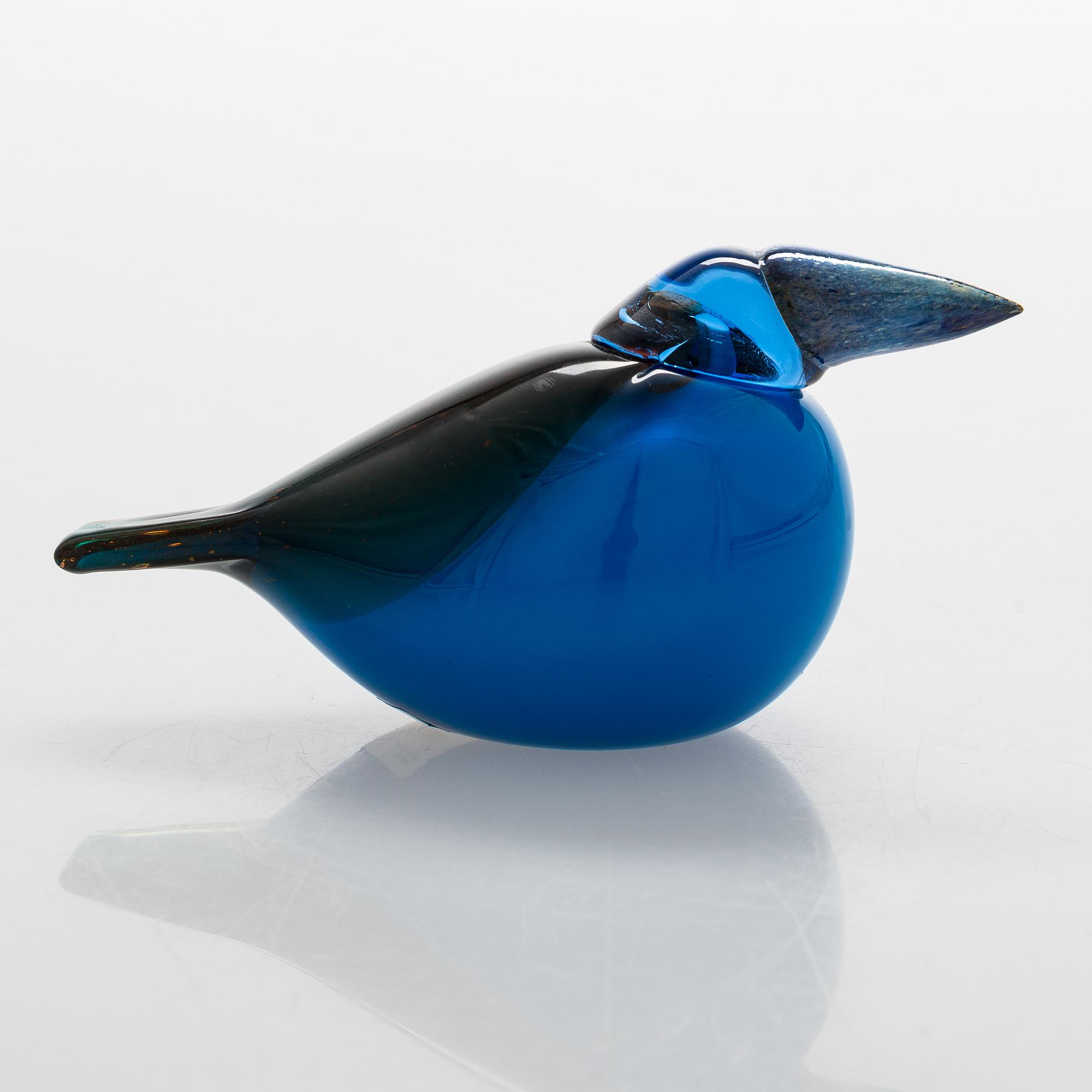 Oiva Toikka, a glass bird signed O. Toikka Iittala.