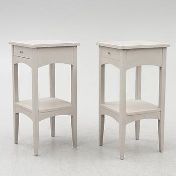 Sängbord, ett par, 1900-tal.