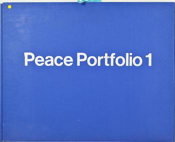 FÄRGLITOGRAFIER, 7 st, ur portfolion; Peace Portfolio, 1970.