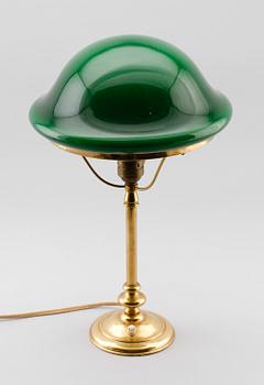 BORDSLAMPA, mässing, sk Strindbergslampa, 1900-tal.