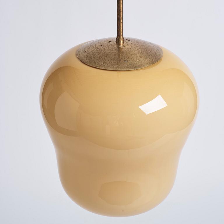 Harald Notini, a pair of ceiling lamps, model '11335/A', Arvid Böhlmarks Lampfabrik, Sweden, 1940s.