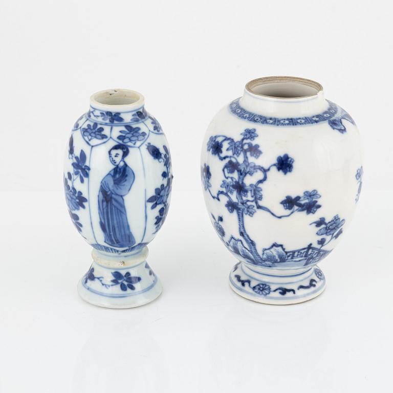 Parti porslin, 17 delar, Kina, 1700-1800-tal.