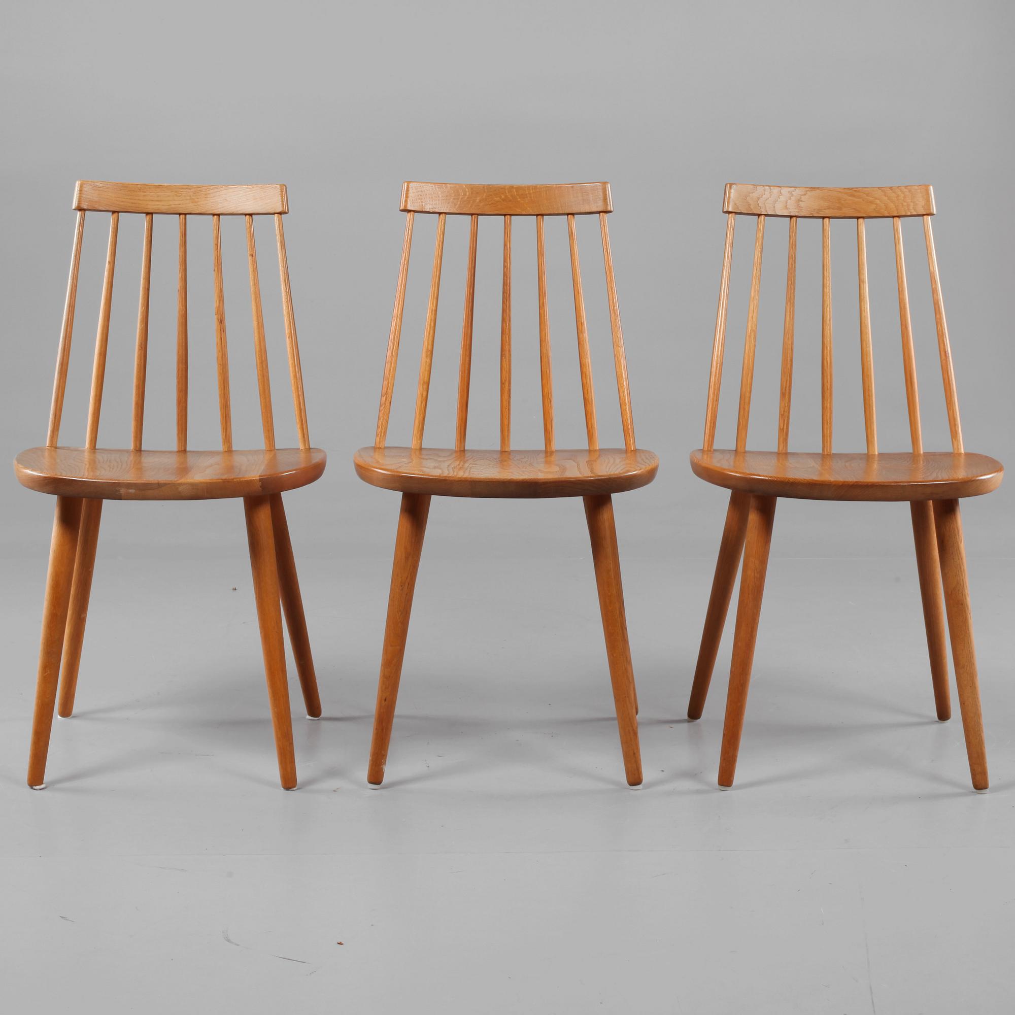 STOLAR, 3 st, troligen "Pinocchio", Yngve Ekström, Stolab, 1950/1960-tal.