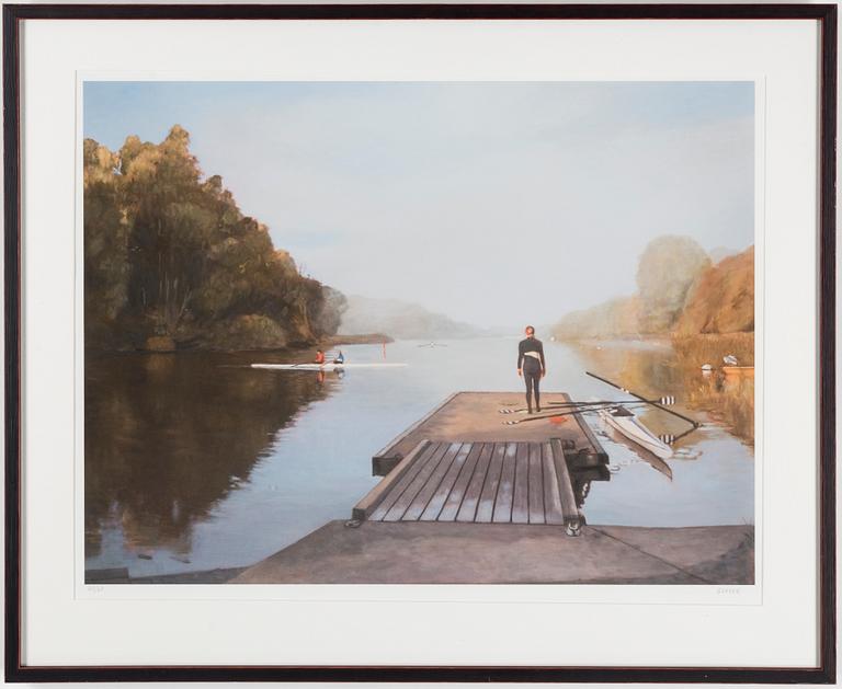HENRIK VON GERBER, gicleetryck, signerat GERBER och numrerat 44/60 med blyerts.