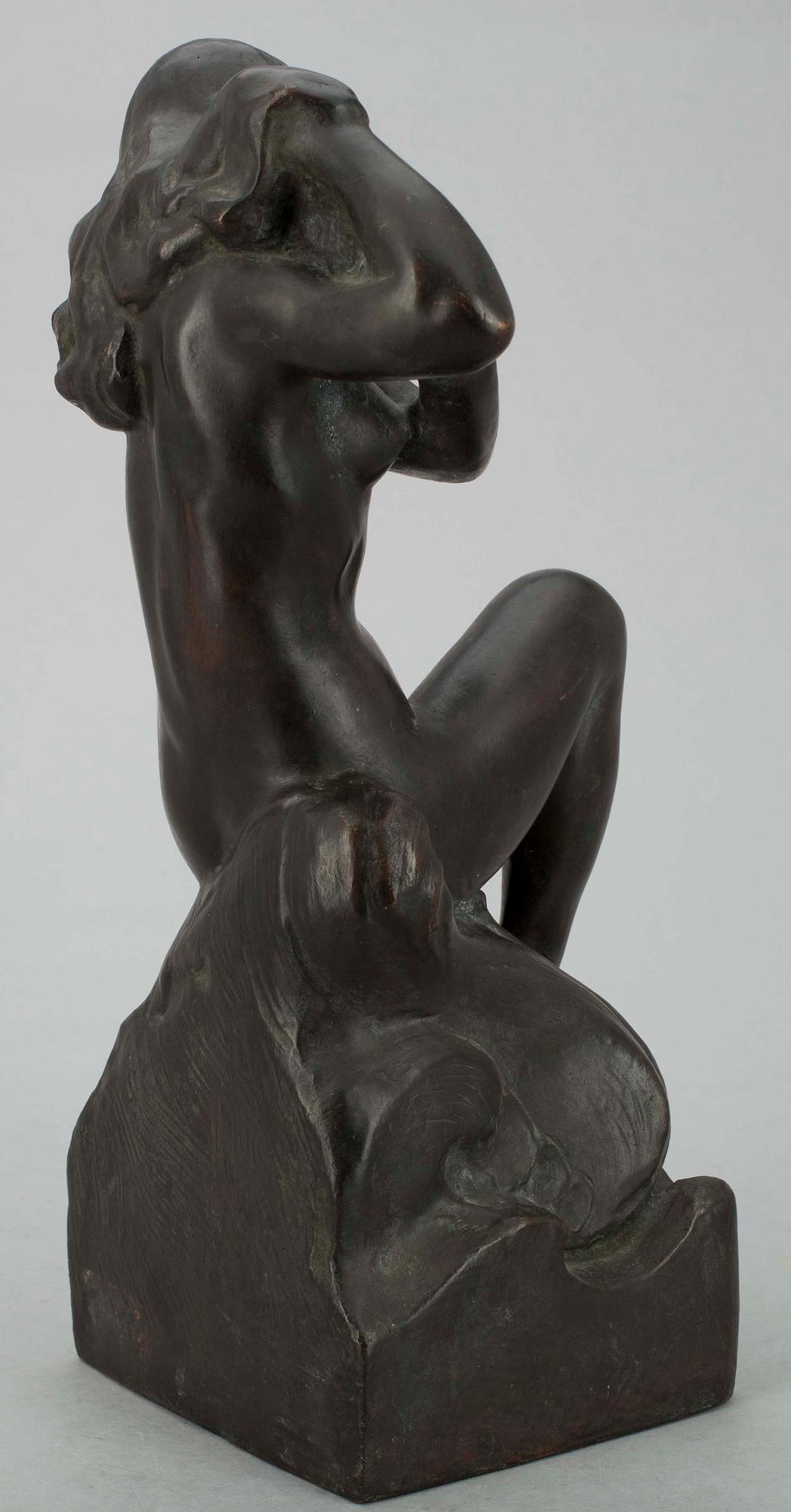 AARRE AALTONEN, skulptur, brons, sign och dat 1942.