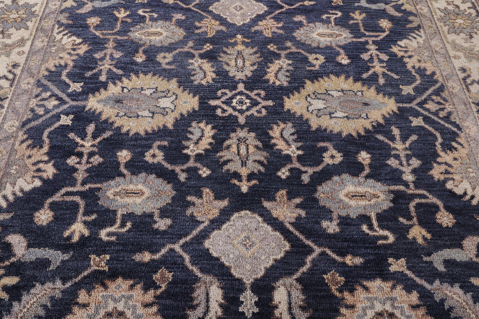 An oriental carpet of Mamluk design, c. 300 x 245 cm.