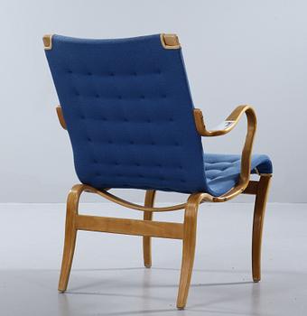 KARMSTOL, "Mina", Bruno Mathsson. Brännstämplad Bruno Mathsson, made in Sweden.
