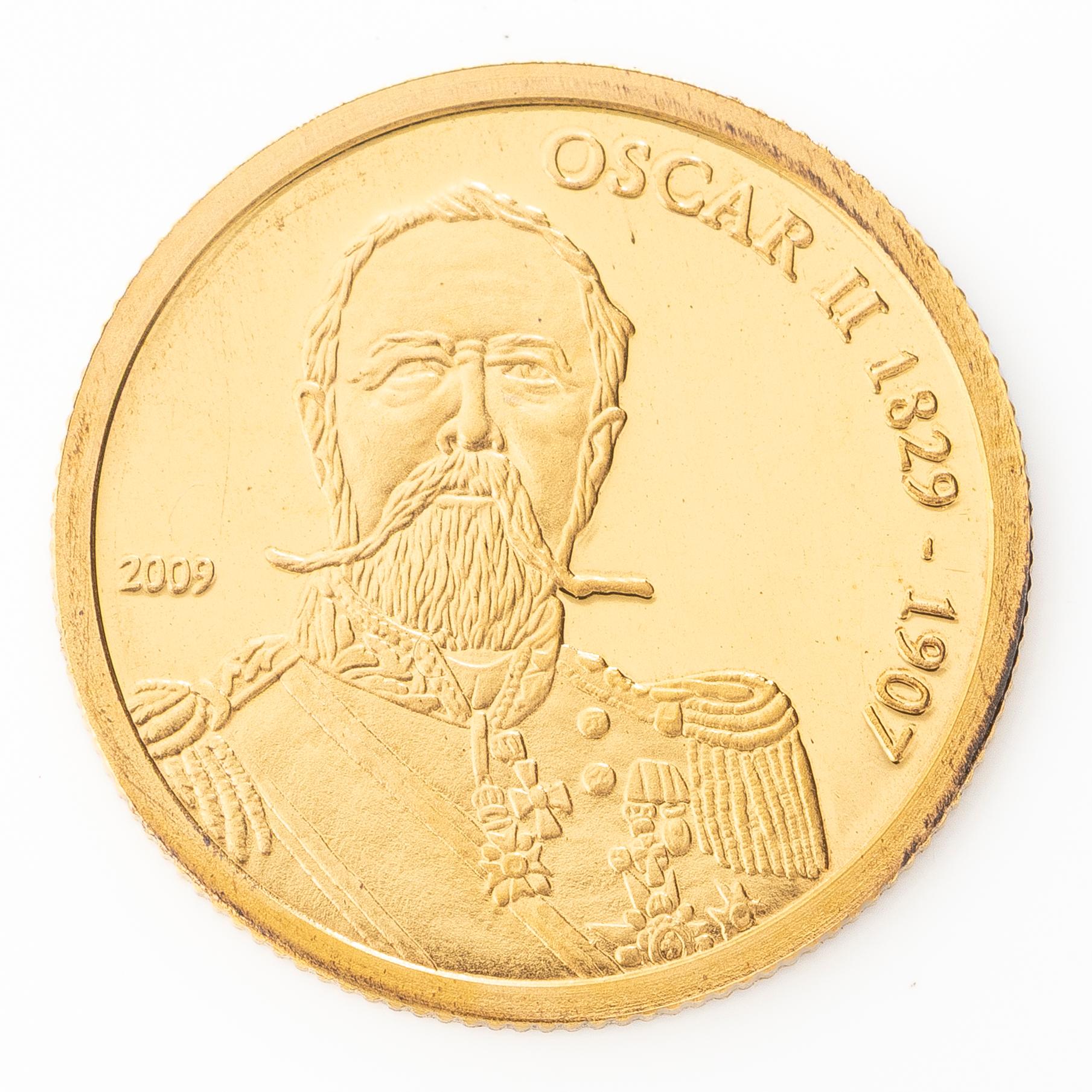 Gold coin, 10 dollars, Cook Islands, 2009.