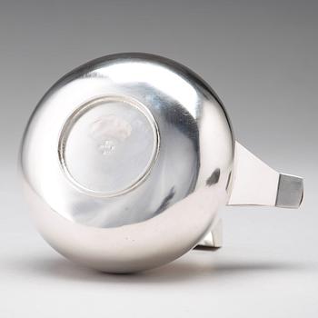 Karlheinz Sauer, a sterling teapot, Västerås, Sweden 1986.