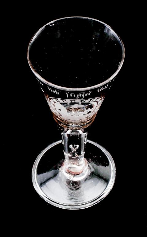 SPETSGLAS, sannolikt Tyskland, 1800-tal.