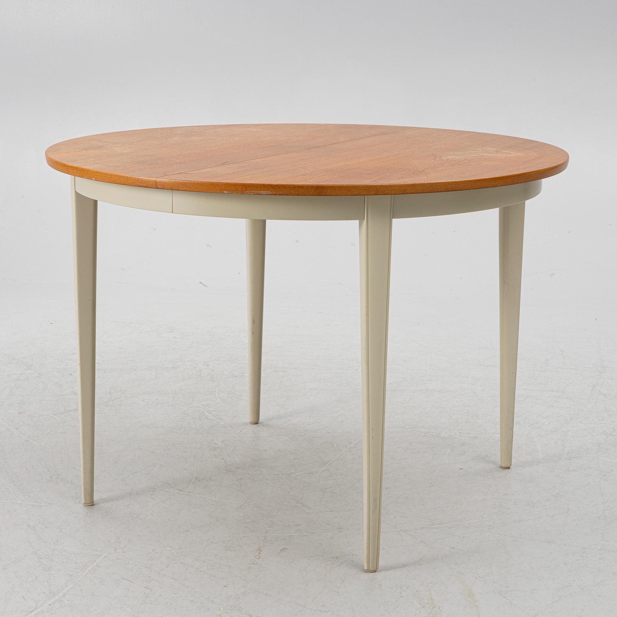 IKEA, A 'Sober' dining table with four chairs, IKEa, sweden, 1960's.