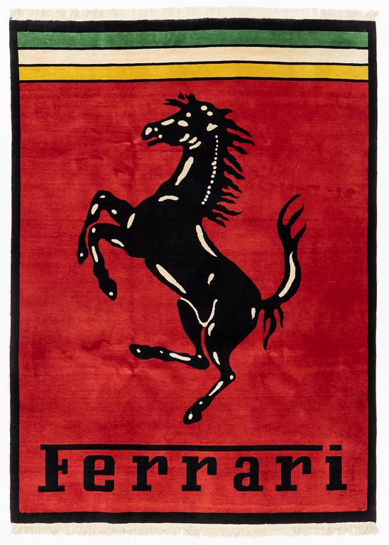 A 'Ferrari' rug, c. 230 x 170 cm.