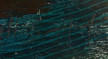 HENRI SERT, gouache, sign och dat 1957.