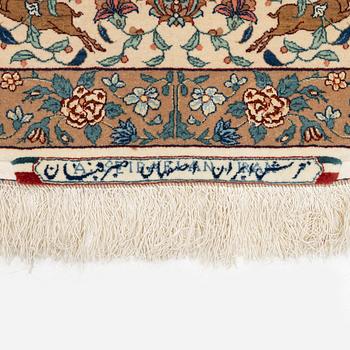 An Isfahan rug signed Seirafian (Ali Seirafian), central Persia c. 201 x 131 cm.