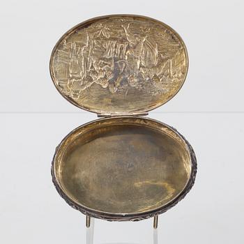 DOSA, FAT, 2 st, och ASKFAT, 2 st. Silver. Bl.a. Holland 1920-tal. Vikt totalt ca 260 g.