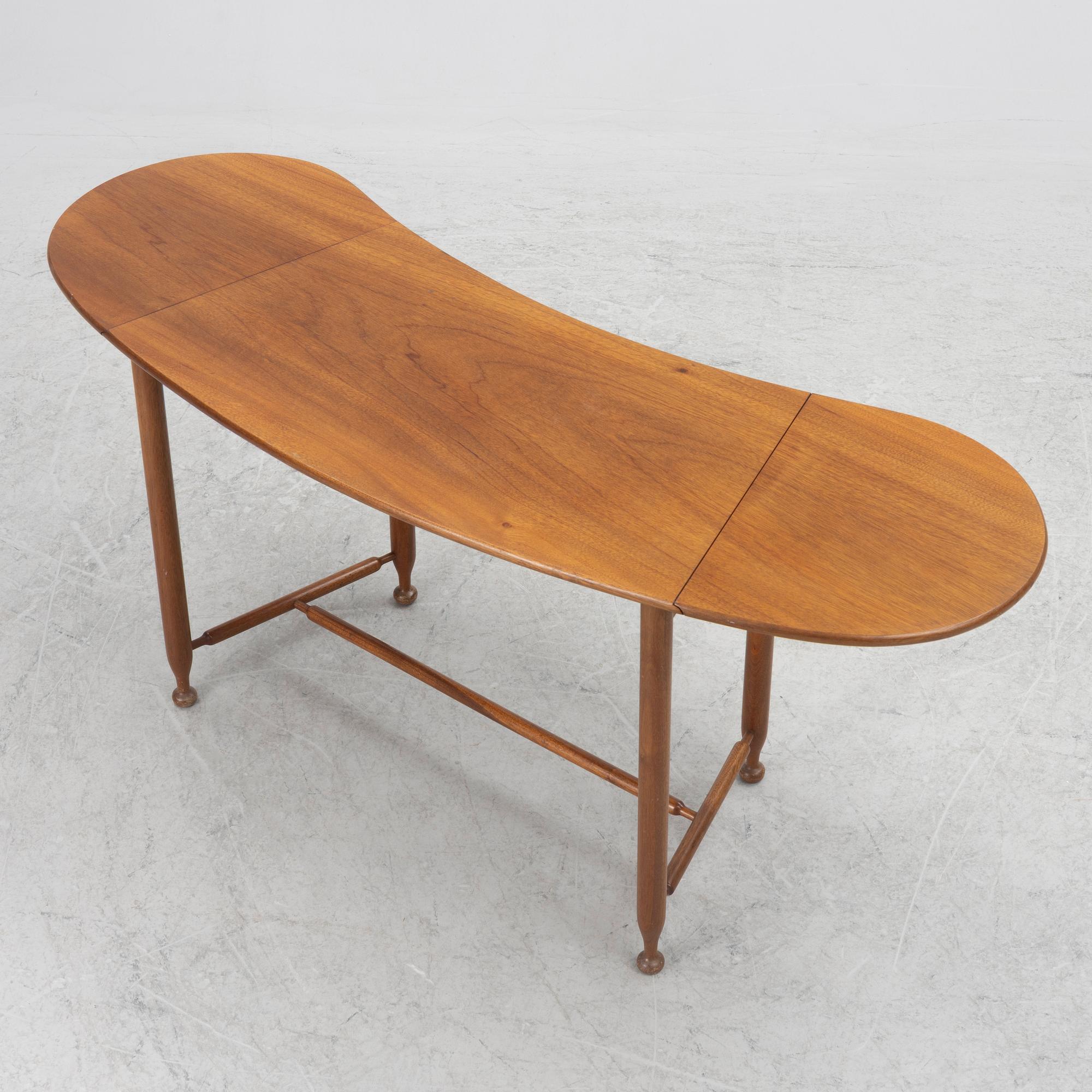 Josef Frank, a model "1333" table, Firma Sveskt Tenn, Sweden, before 1985.