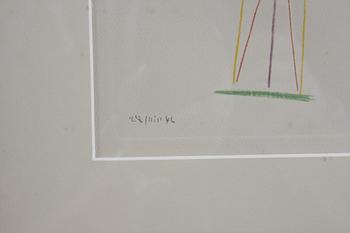 PICASSO, efter, färglitografi.