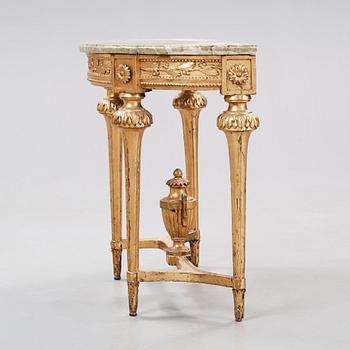 A Gustavian late 18th century console table.