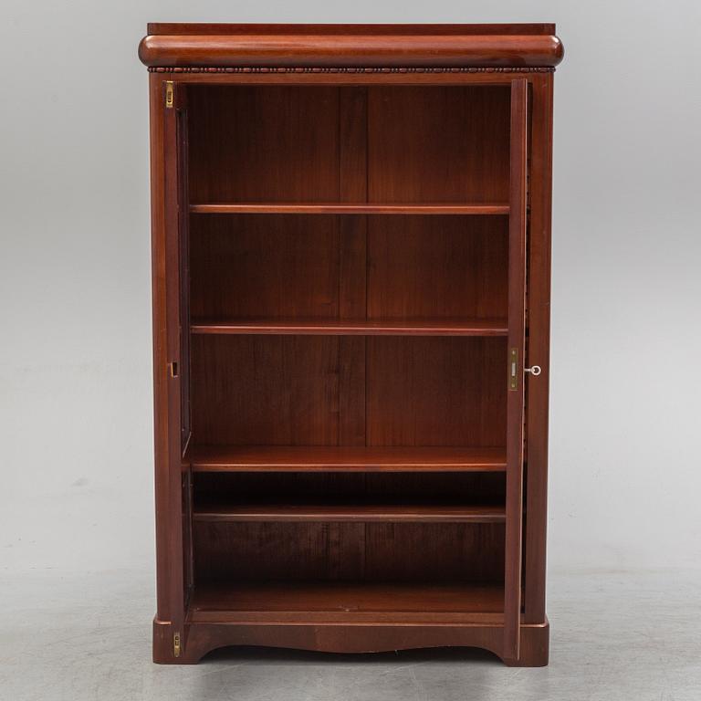 A first half of the 20th century mahogany veneered display cabinet.