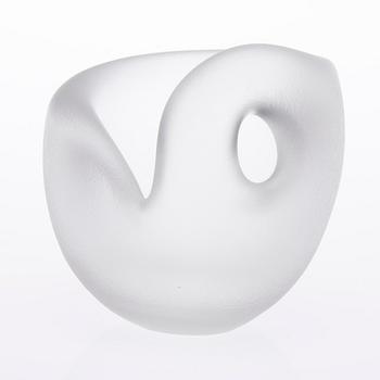 TIMO SARPANEVA, GLASSKULPTUR, "Jättegryta" signerad Timo Sarpaneva, Iittala. I produktion 1951-1959.