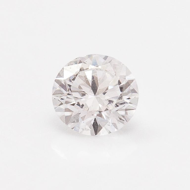 Brilliant-cut diamonds, 14 pcs, ca. 1.70 ct in total.