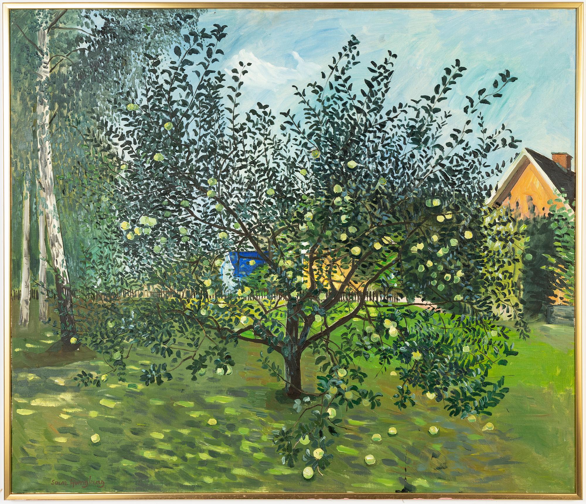 Sven Ljungberg, oil on canvas, signed.