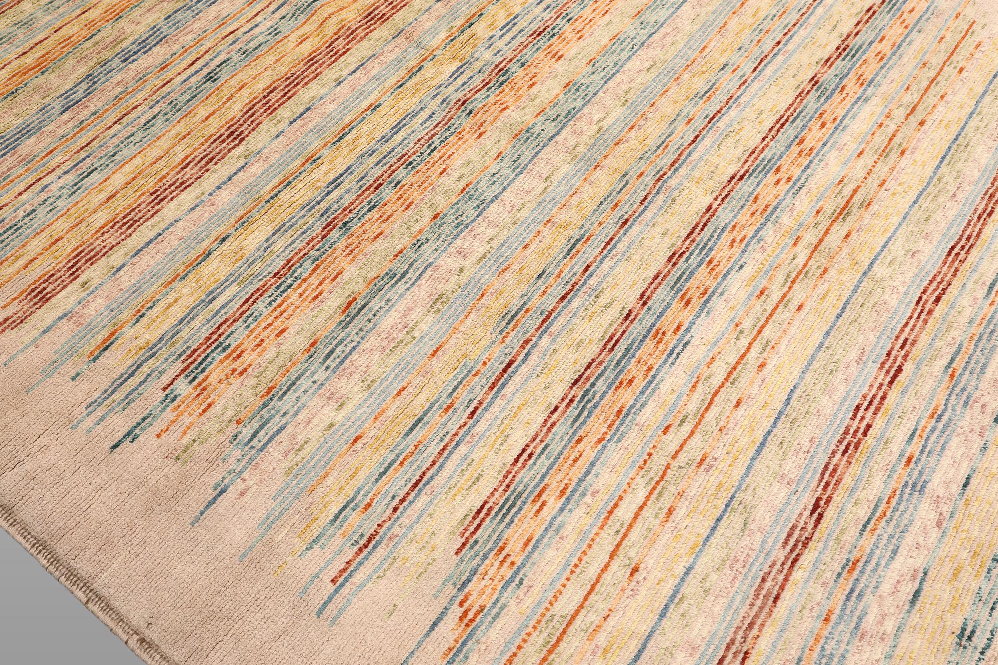 A Moroccan design carpet, c. 291 x 200 cm.